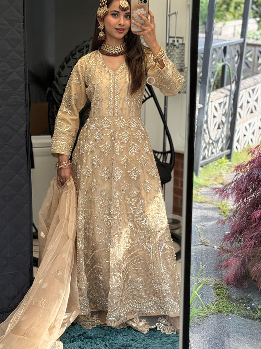 Gold Royale Organza Maxi