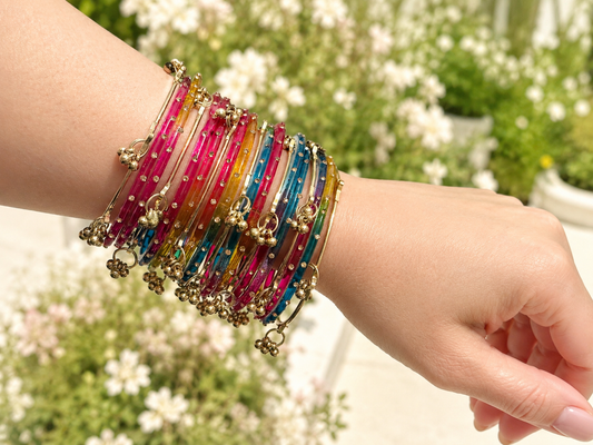 Kashmiri + Rainbow Stone Stack