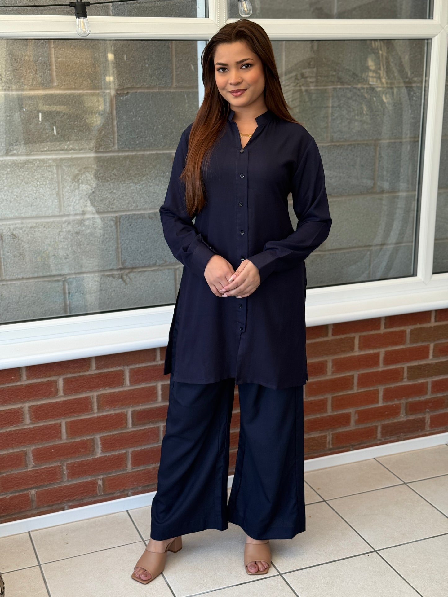 Midnight Dhanak Co-Ord