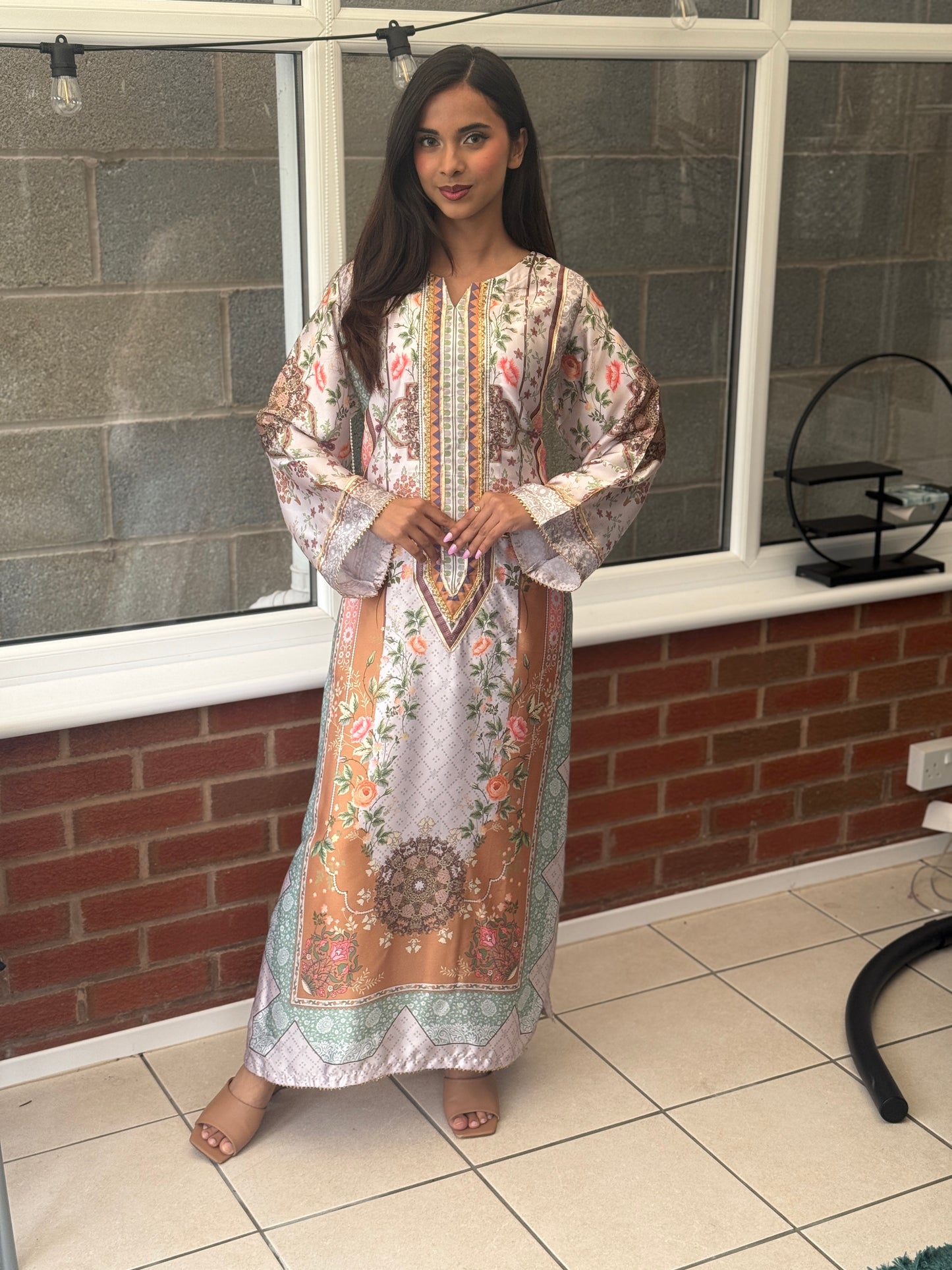Beige Royale – Luxury Printed Silk Edit