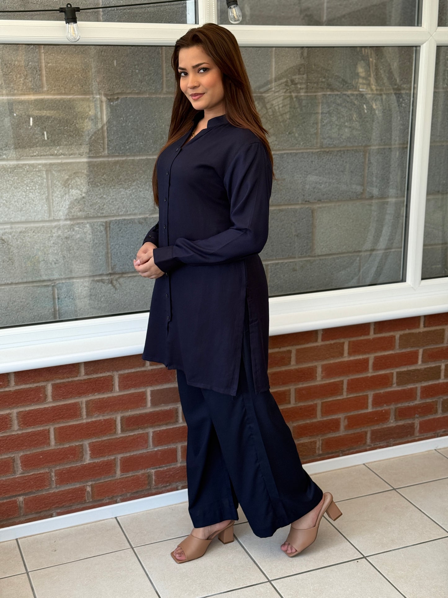 Midnight Dhanak Co-Ord
