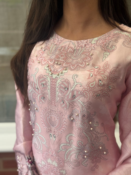 Rosé Royale – Luxury Printed Silk Edit