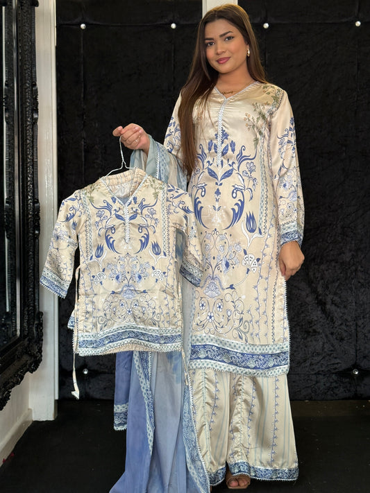 Sania Mother Daughter Silk Supreme