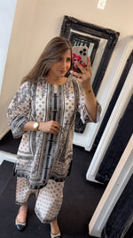 SASHA - BEIGE BLACK