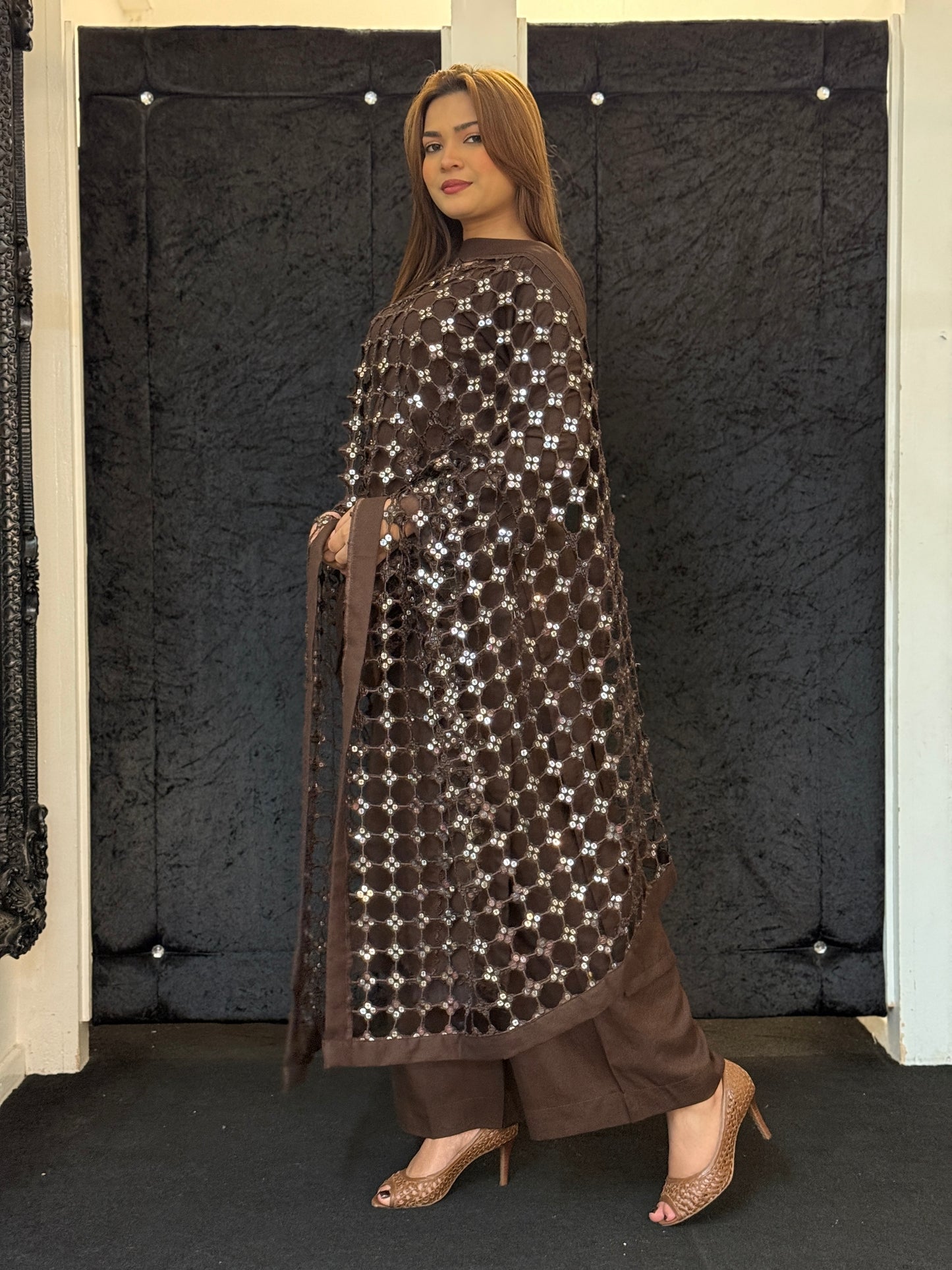 Zayla Sheesh Dhanak Suit