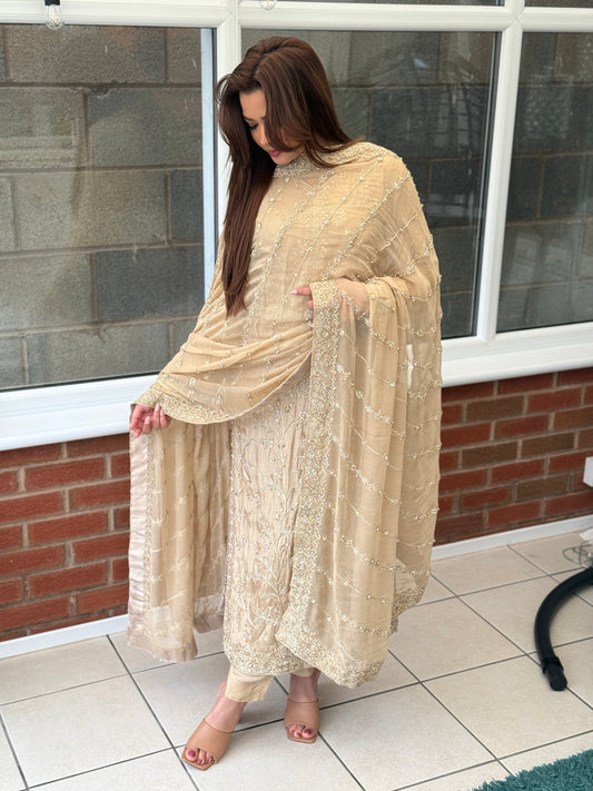 Rania - Gold Ada Work Suit