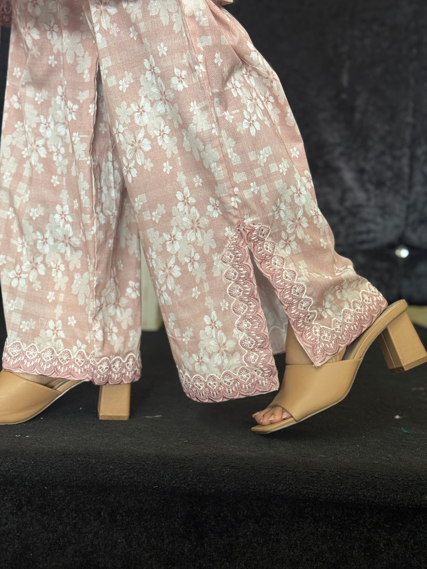 Rose Blush Pallazo Set