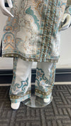 SASHA - TEAL WHITE