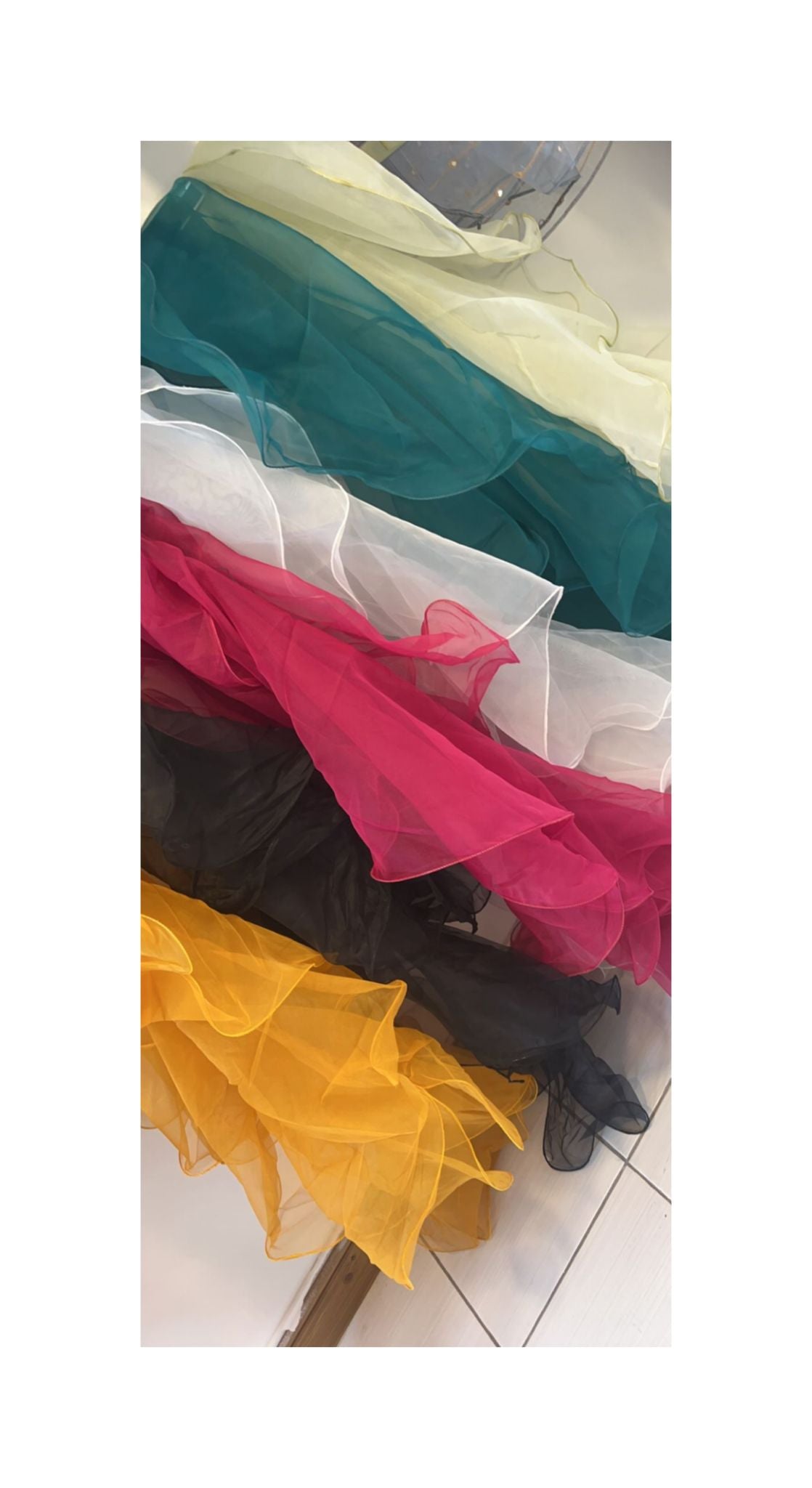 Ruffle scarves